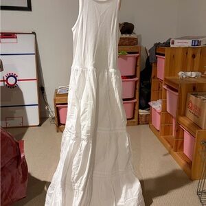 J. Crew White Ribbed Top